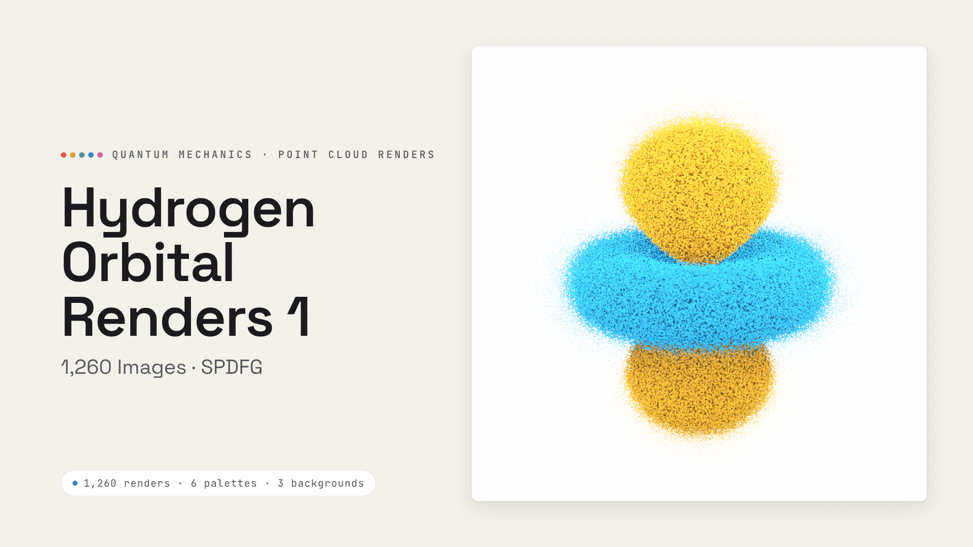 Hydrogen Orbital Renders 1